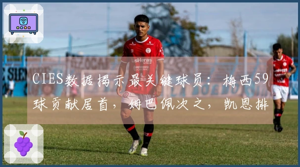 CIES数据揭示最关键球员：梅西59球贡献居首，姆巴佩次之，凯恩排名第三