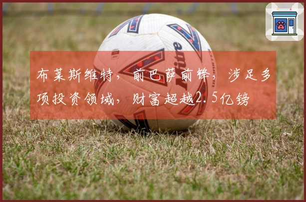 布莱斯维特，前巴萨前锋，涉足多项投资领域，财富超越2.5亿镑